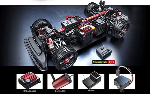 Brushless RC Car 14301 – 1/14 Scale 4WD High-Speed Drift & Racing Car with Brushless Motor, 120m Remote Control & Upgradeable Design