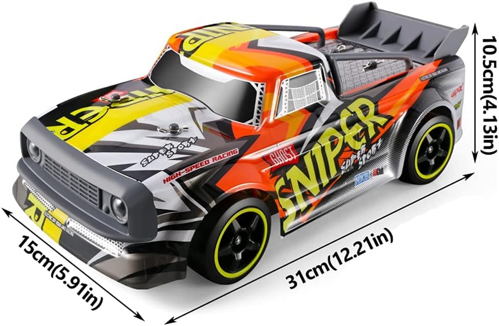 RC Drift Racing Car, 2.4GHz 4WD ESP Configuration With Steering And Speed Control Drift RC Truck, 1/14 Scale Remote Control Race Drifting Cars,For Adults And Kids