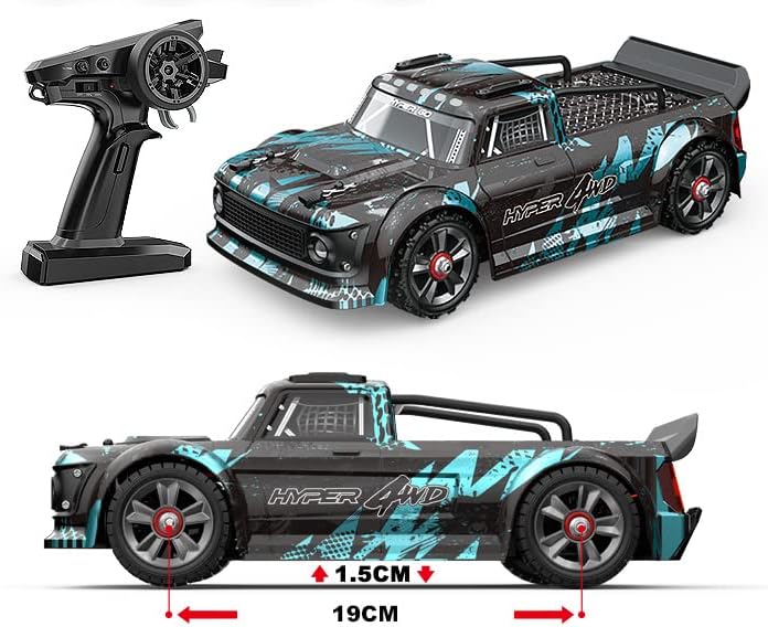 Brushless RC Car, 14301, 1/14 4WD High Speed, 120m Remote Control, All-Road Drift Car, Racing Car, Brushless Motor and ESC, Independent Receiver, Easy to Modify or Upgrade