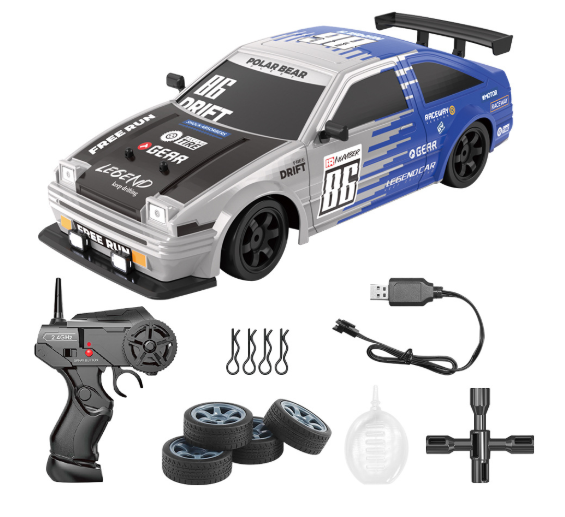 SC16 1/16 4WD Spray RC Drift Car 2.4G Remote Control Voiture Toys High Speed 4x4 Off-Road Mini Racing Car Radio Controlled Car