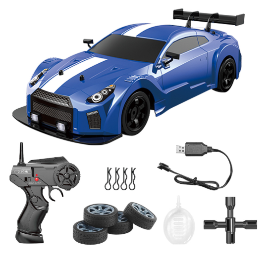 SC16 1/16 4WD Spray RC Drift Car 2.4G Remote Control Voiture Toys High Speed 4x4 Off-Road Mini Racing Car Radio Controlled Car