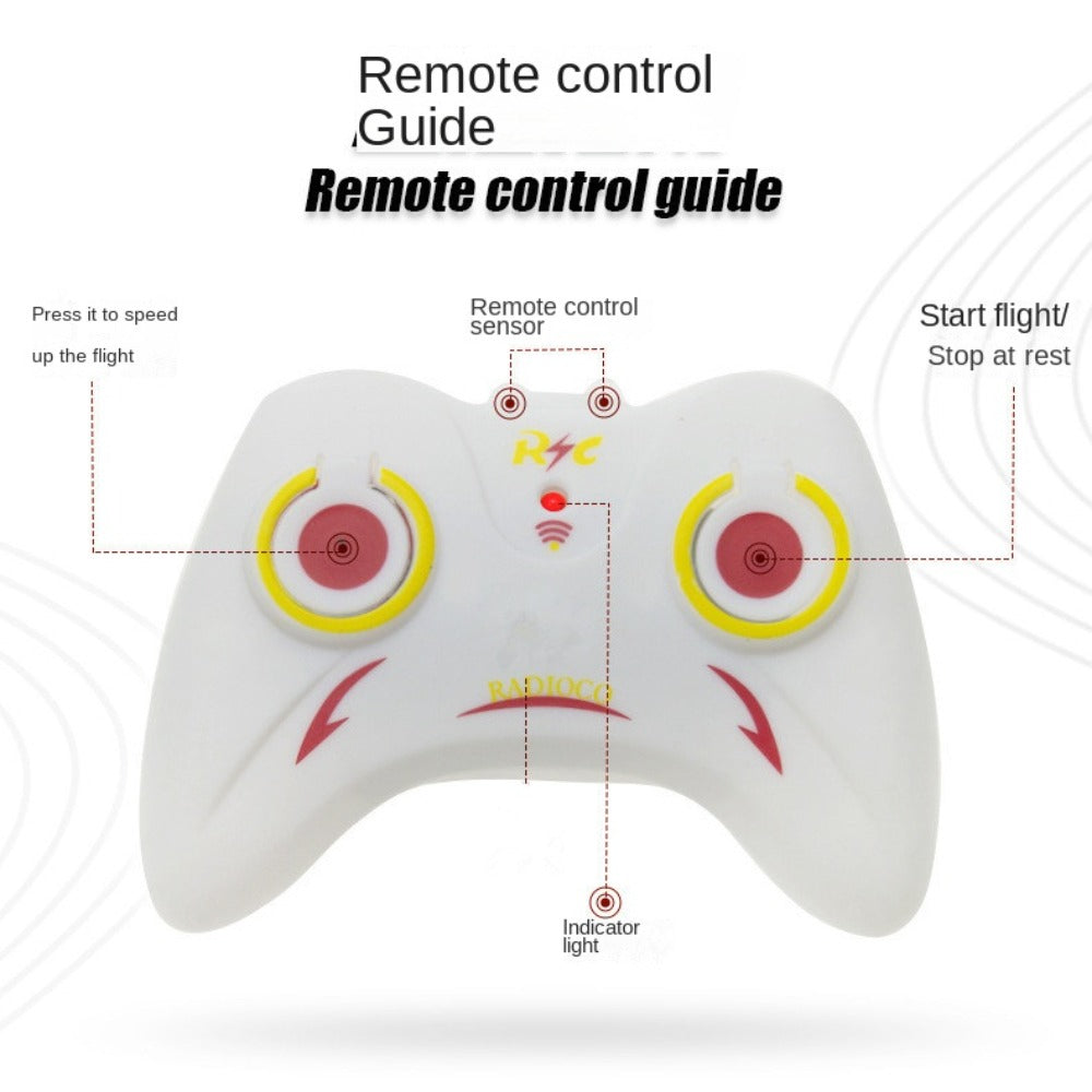 RC Plastic Rechargeable Helicopter Toy, Remote Control Airplane, White, Yellow, Black, USB Charging, 2 Channels, Gift