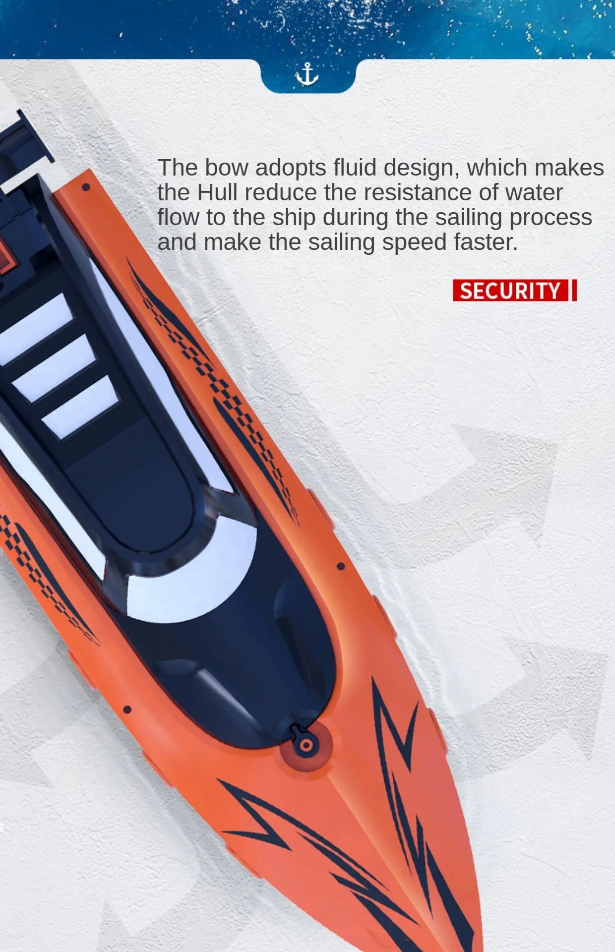 Kids Remote Control Boat Toy, Airship, High Speed Boat, Water Toys for Children, Outdoor Toys, Summer Gifts, Waterproof Electric Toy Boat, 2.4GHz