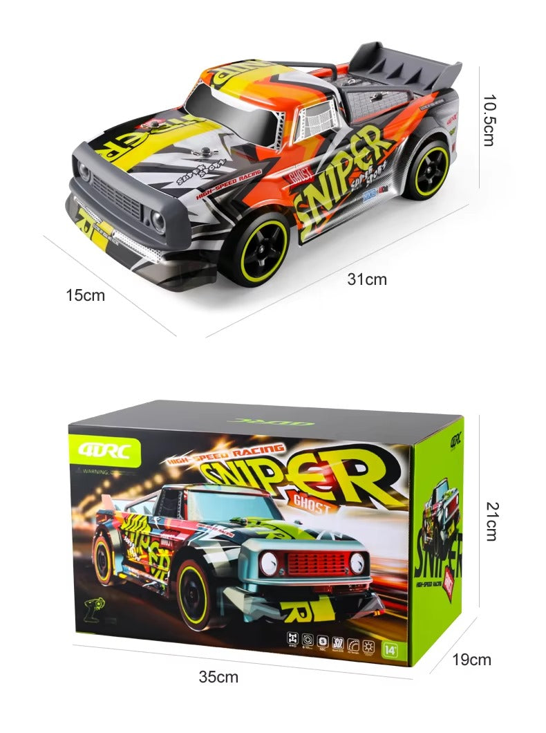 RC Drift Racing Car, 2.4GHz 4WD ESP Configuration With Steering And Speed Control Drift RC Truck, 1/14 Scale Remote Control Race Drifting Cars,For Adults And Kids