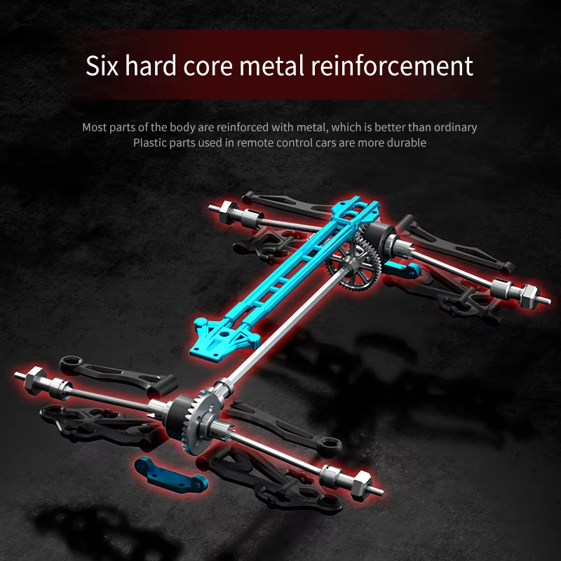 4x4 High Speed โโ70KM/H Off-Road RC Car, 1/16 Brushless 4WD LED Headlight Remote Control Car, Monster Truck Toys for Boys Gift
