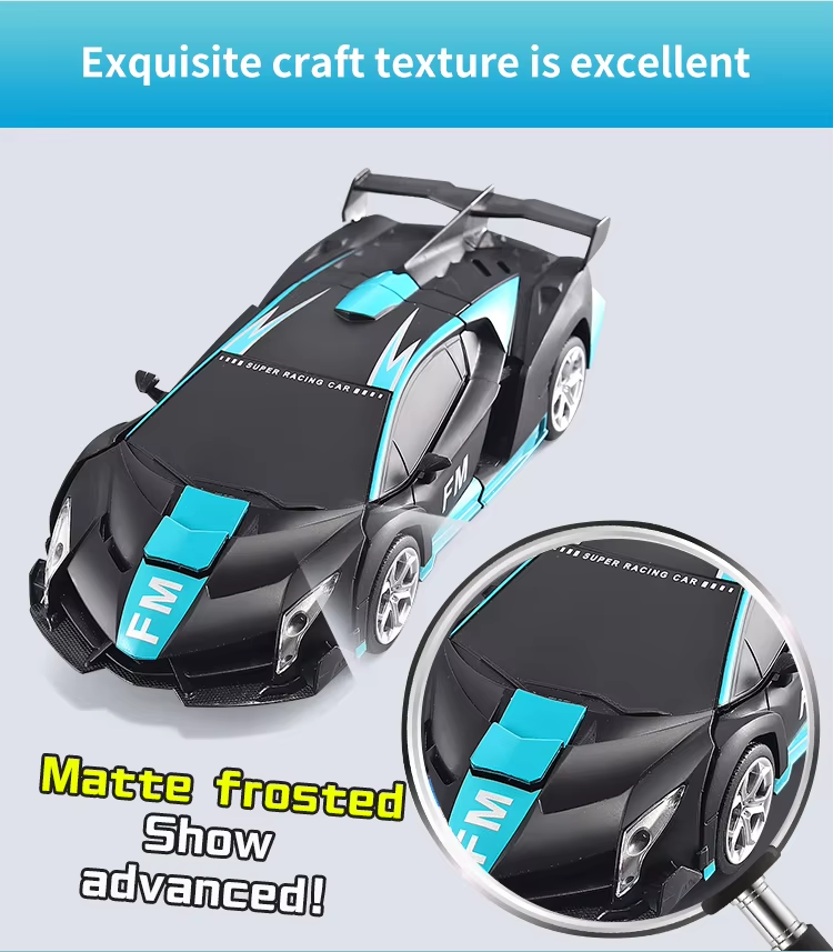 π€π Transform RC Car Robot β 2-in-1 Police Car & Robot with Lights and Stunts | 2.4GHz Remote | 1:18 Scale