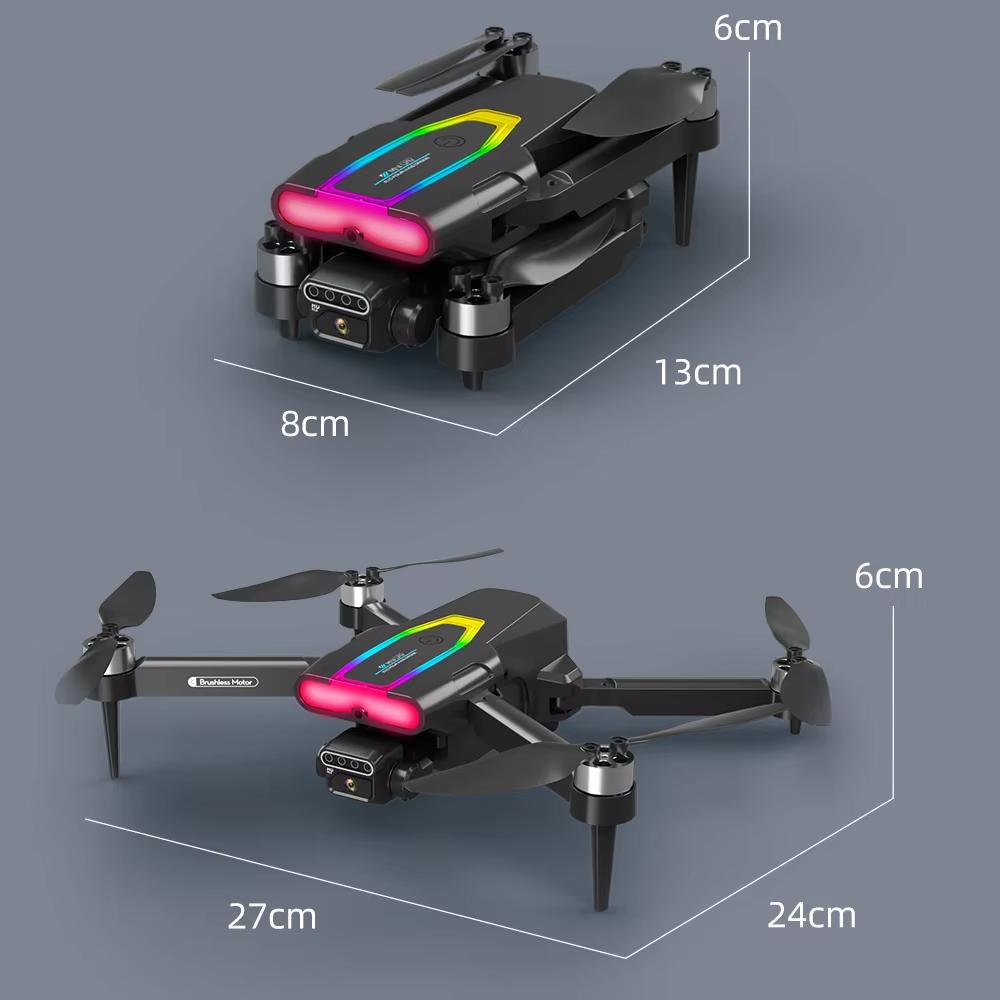 ๐ 1080P HD Dual Camera Drone with Obstacle Avoidance Foldable Mini RC Quadcopter with Brushless Motor โ 50-Minute Long Flight Time | Beginner-Friendly