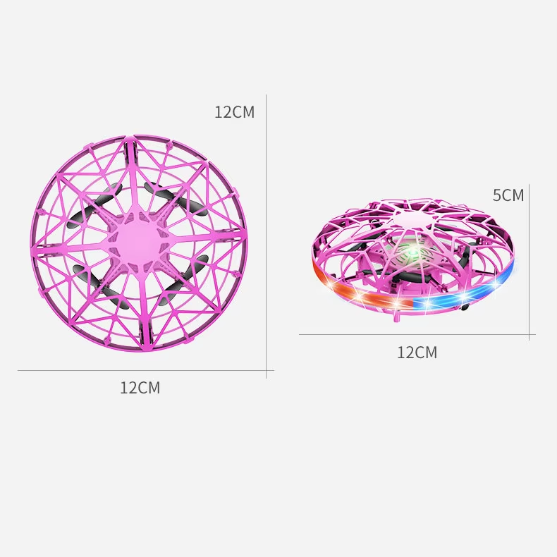 New Remote Control UFO Toy Watch Four-axis Induction Aircraft Automatic Obstacle Avoidance Interactive Toys Gift for Kids