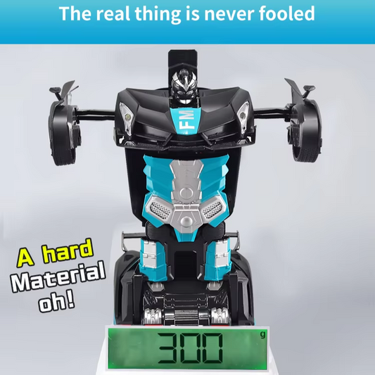 🤖🚓 Transform RC Car Robot – 2-in-1 Police Car & Robot with Lights and Stunts | 2.4GHz Remote | 1:18 Scale