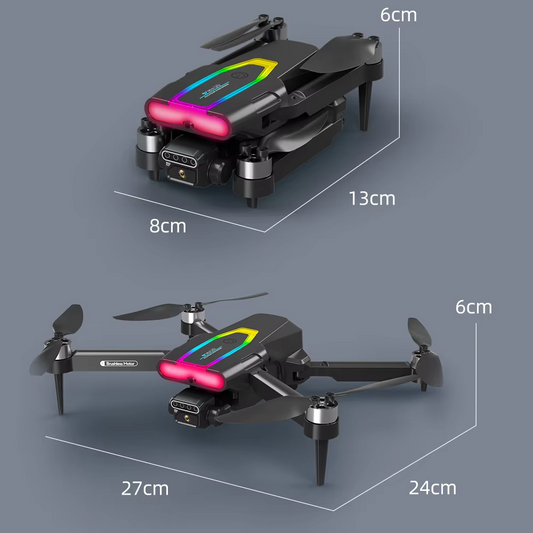 🚁 1080P HD Dual Camera Drone with Obstacle Avoidance Foldable Mini RC Quadcopter with Brushless Motor – 50-Minute Long Flight Time | Beginner-Friendly